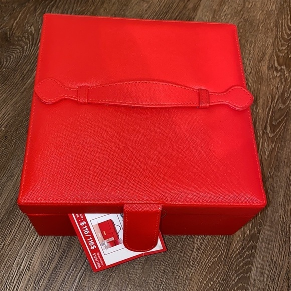 Shishedo makeup box jewelry vanity case with  mirror - Picture 5 of 10